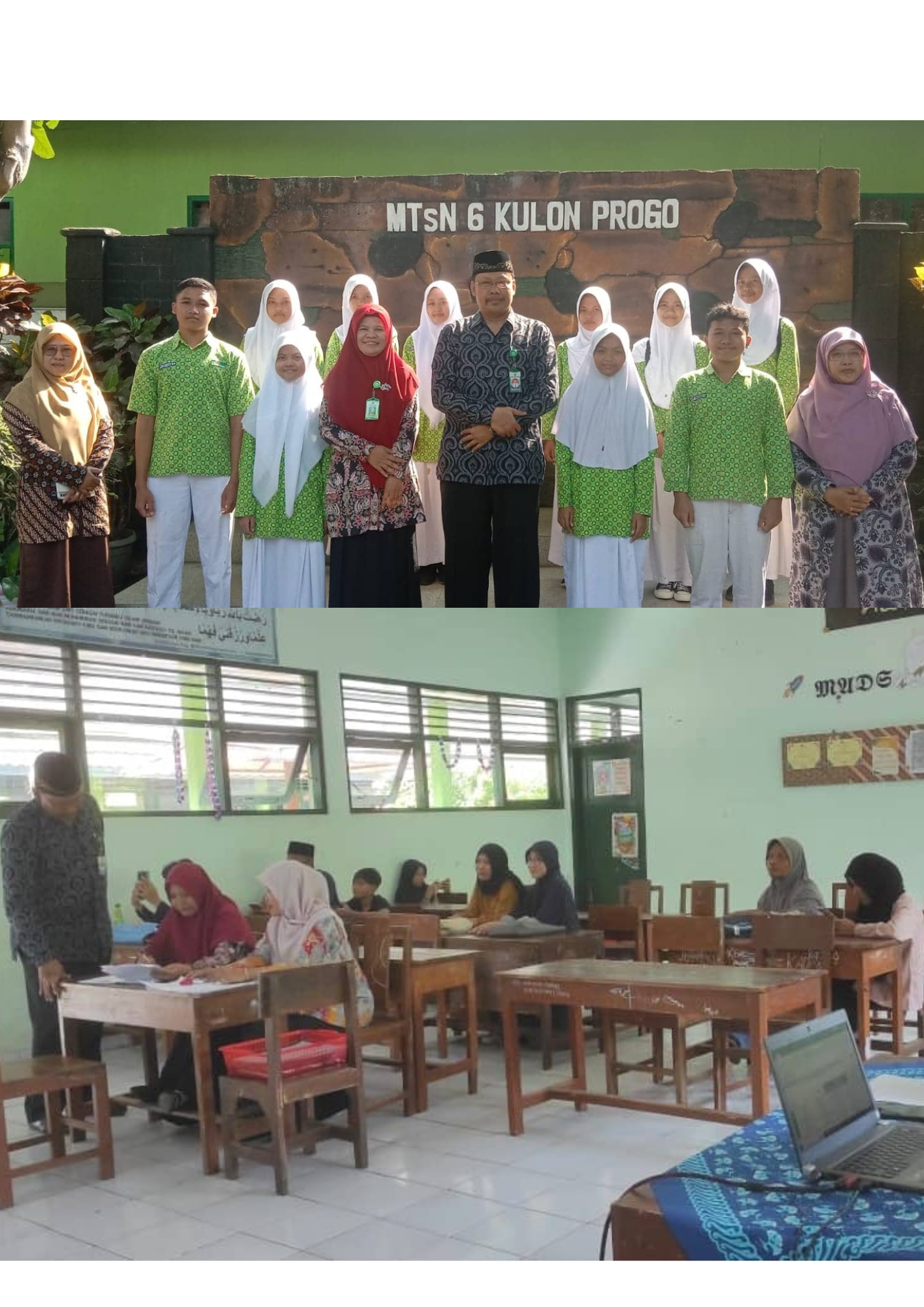 Pengawas Madrasah Pantau Langsung PPDB di MTsN 6 Kulon Progo