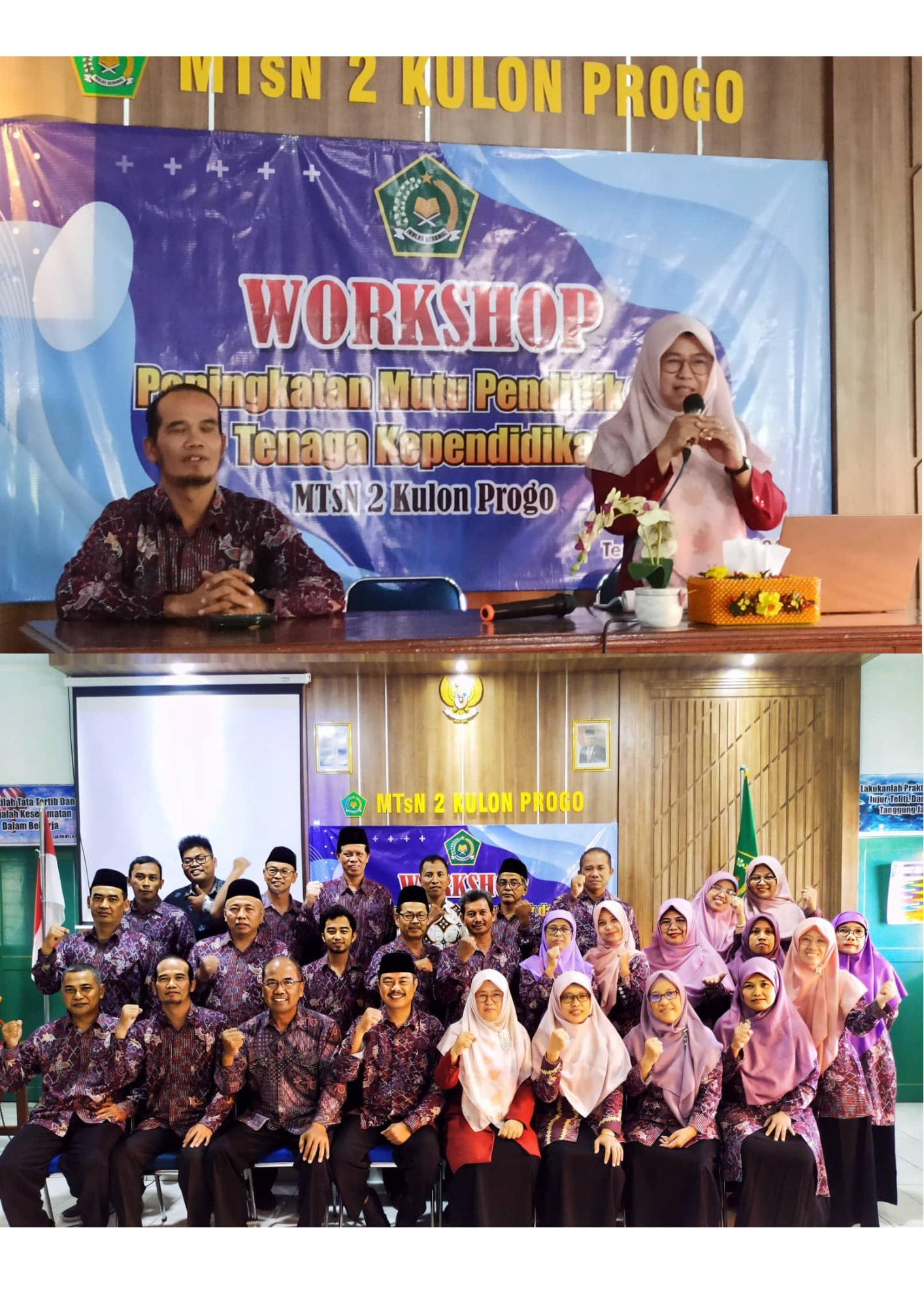 Guru MTsN 6 Kulon Progo Jadi Narasumber Workshop 