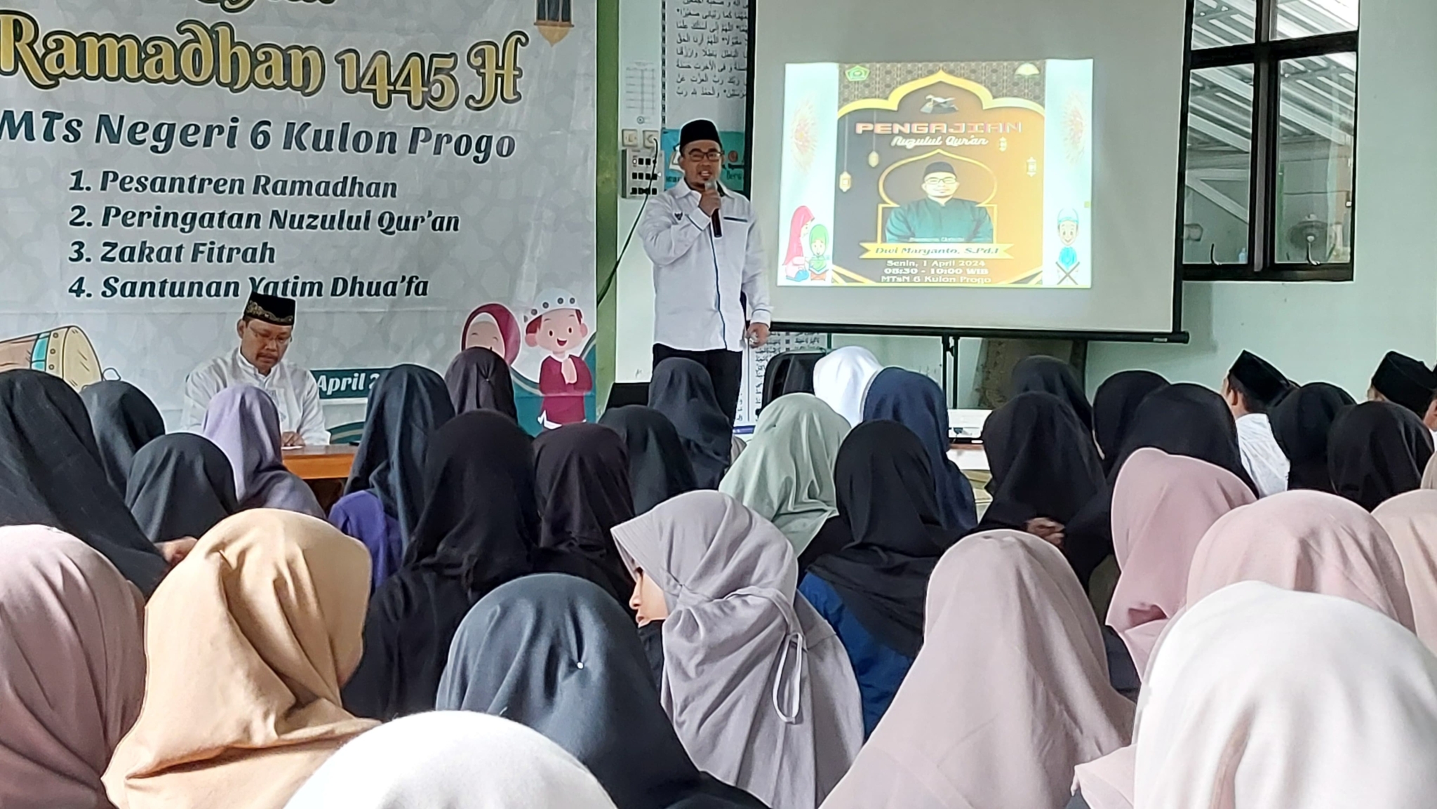 Tingkatkan Keimanan, MTsN 6 Kulon Progo Adakan Pesantren Ramadan dan Pengajian Nuzulul Qur’an