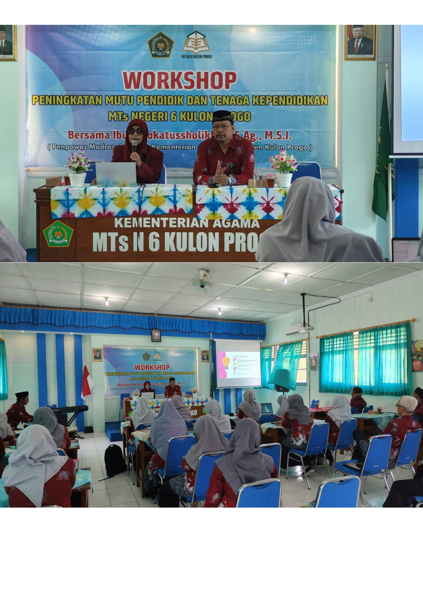 Tingkatkan Mutu Pendidik dan Tenaga Kependidikan MTsN 6 Kulon Progo Adakan Workshop