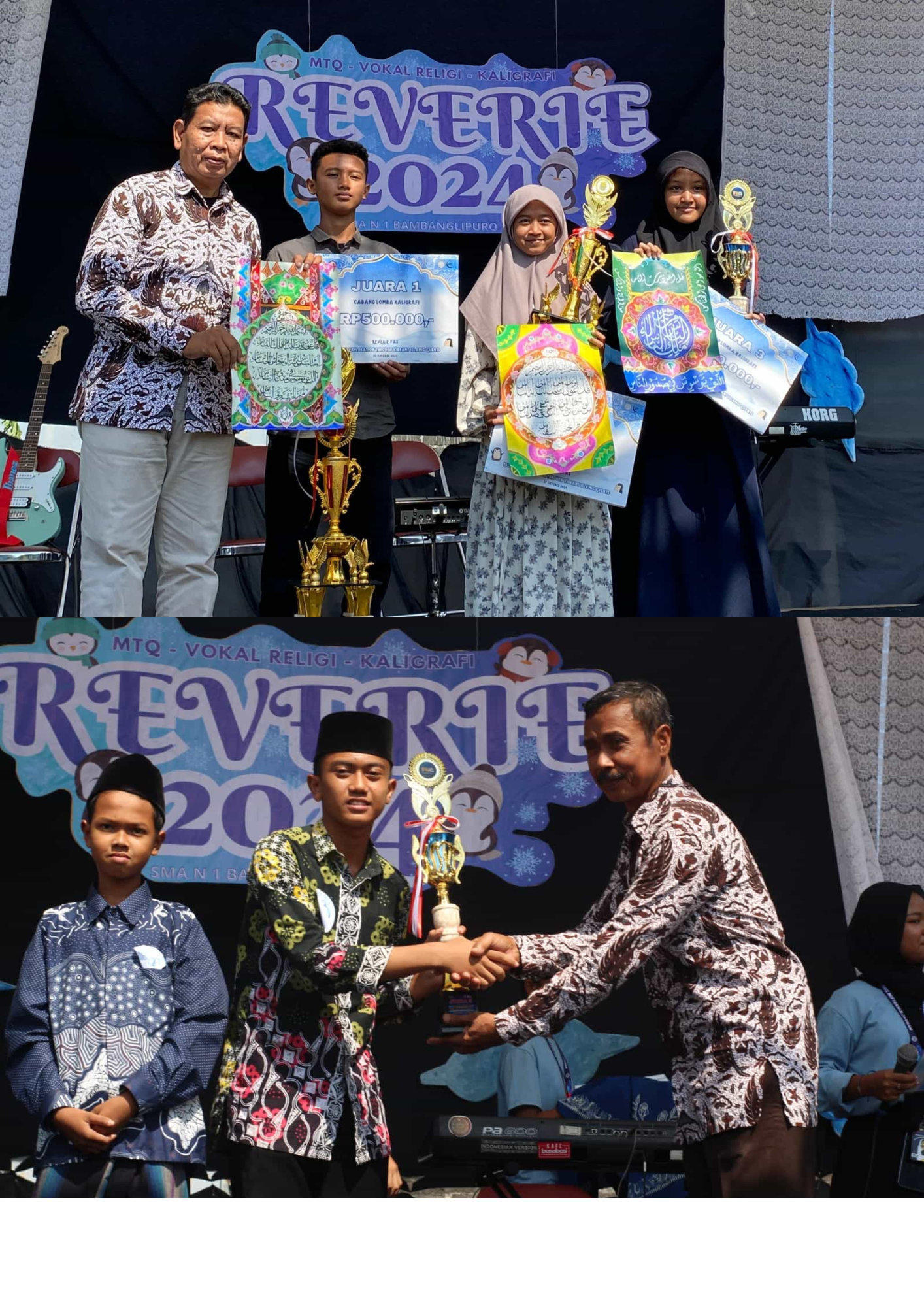 Dua Siswa MTsN 6 Kulon Progo Raih Juara Piala Gubernur di REVERIE 2024