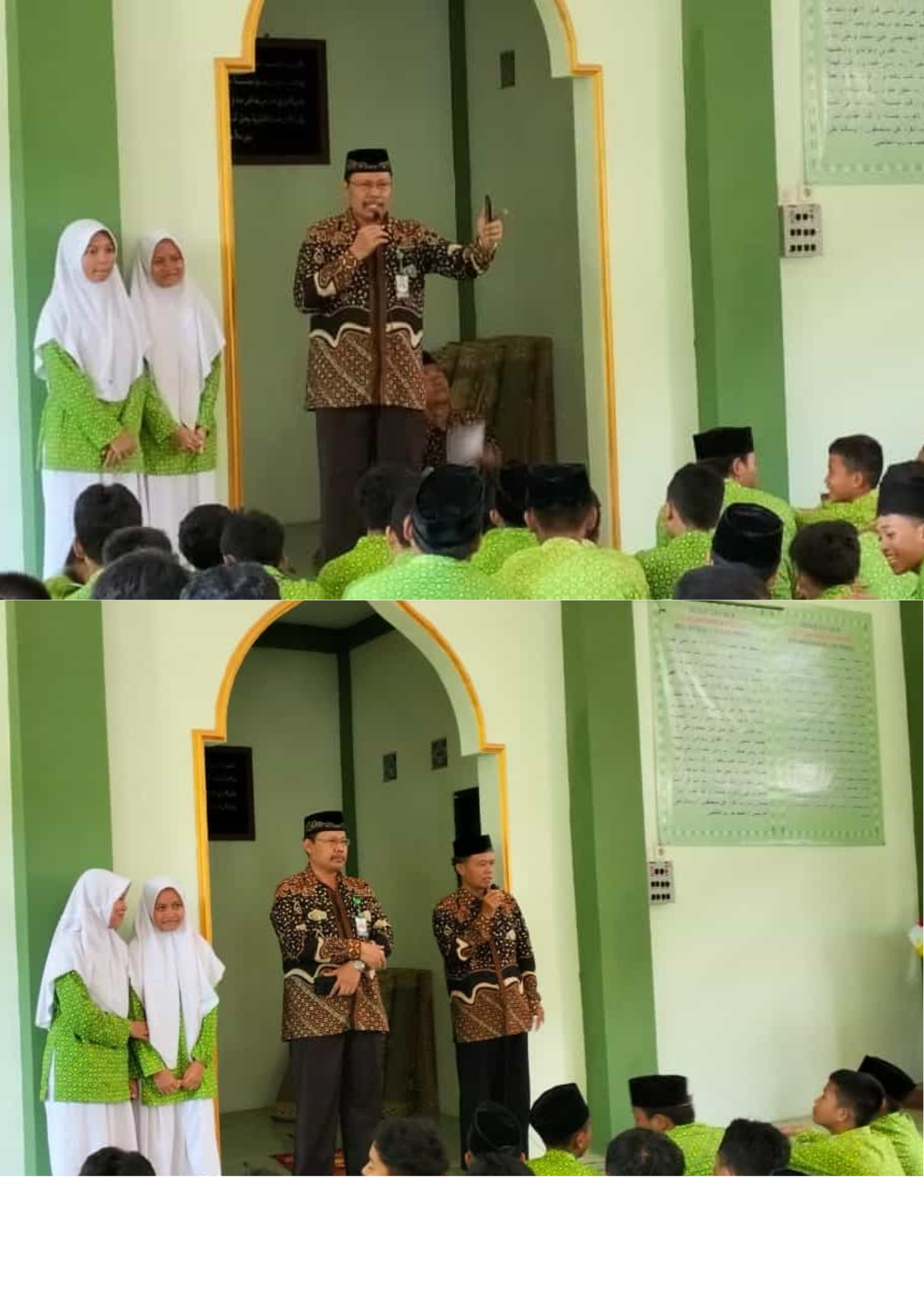 Dukung Dua Siswa Menuju FASI XII Nasional, MTsN 6 Kulon Progo Gelar Doa Bersama